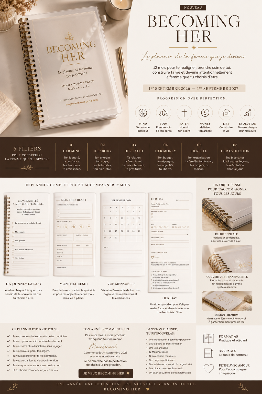 PLANNER BECOMING HER