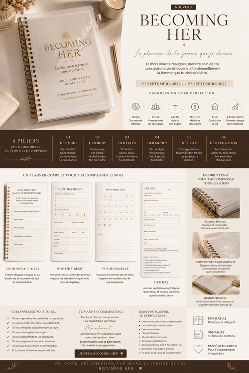 PLANNER BECOMING HER