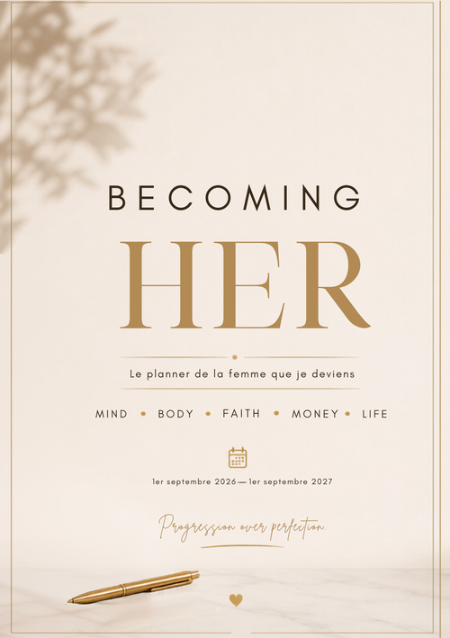BECOMING HER planner papier